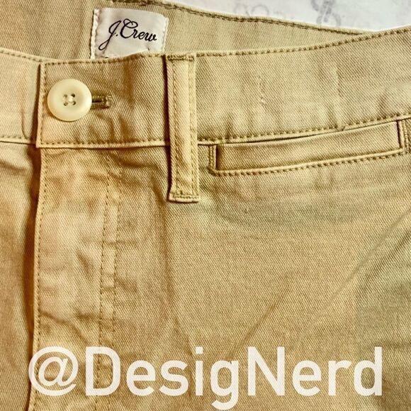 J.CREW SLIM WIDE-LEG CROPPED JEAN PALE OAK CHINOS - Picture 2 of 10